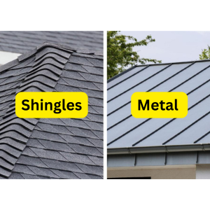 Metal vs Shingle Roofs: What’s Right for You? Roof in Asutin, Roofing in austin, Roofing repair, roof repair, roofing replacement, roofing services, metal roof, new roof